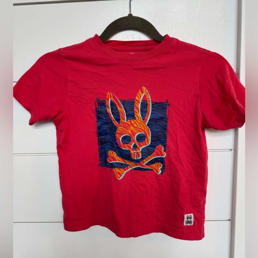 Psycho Bunny Red Kids Graphic Tee
Size XS 5/6